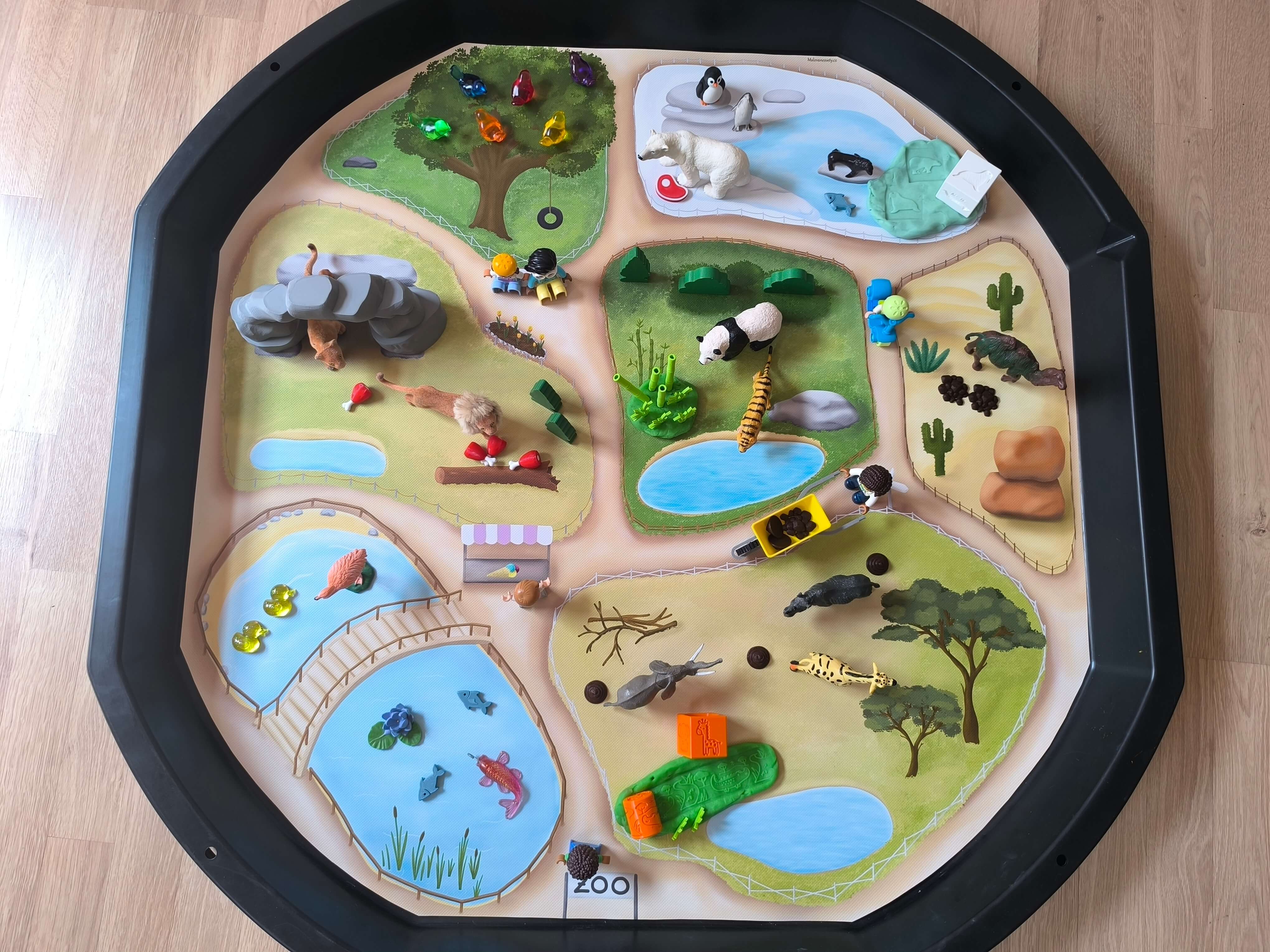 Zimní krajina  – Podložka do Tuff Tray MINI